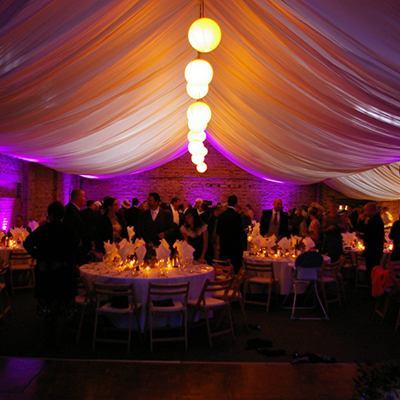 hall barn wedding decoration