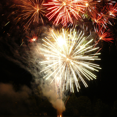 wedding fireworks